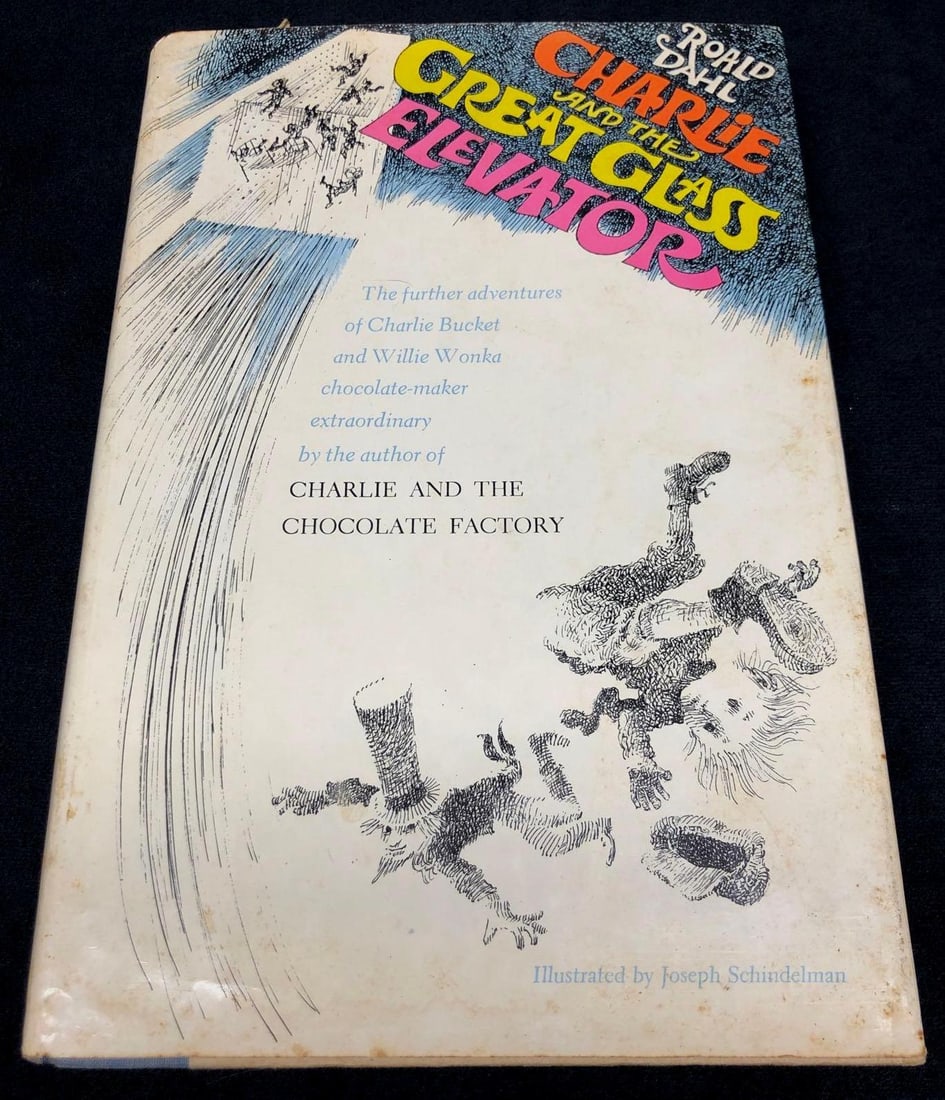 "Charlie and the Great Glass Elevator" by Roald Dahl - 1st Edition - 1972 Vintage Hardcover (1 of 10)