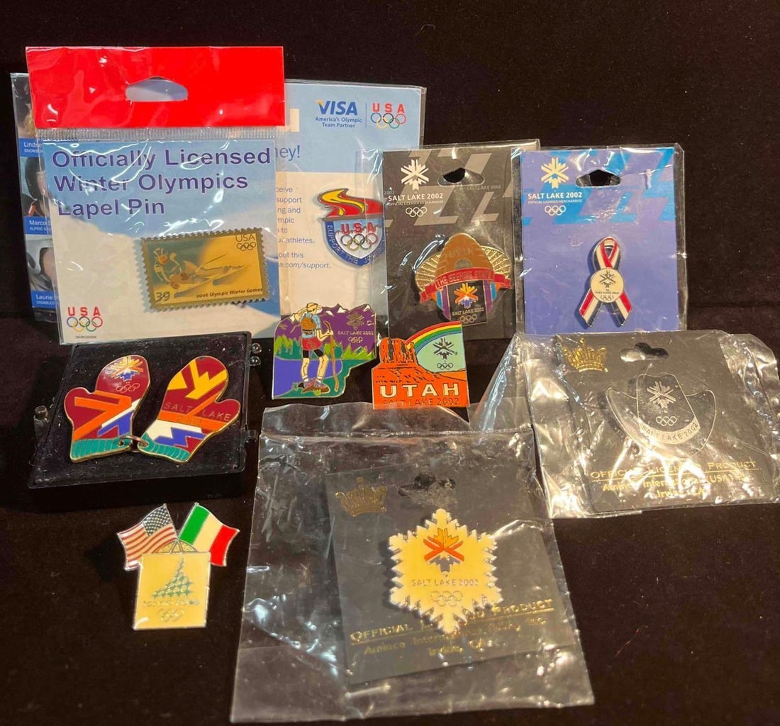 Olympics Pins 2002 & 2005 (F18) (1 of 12)