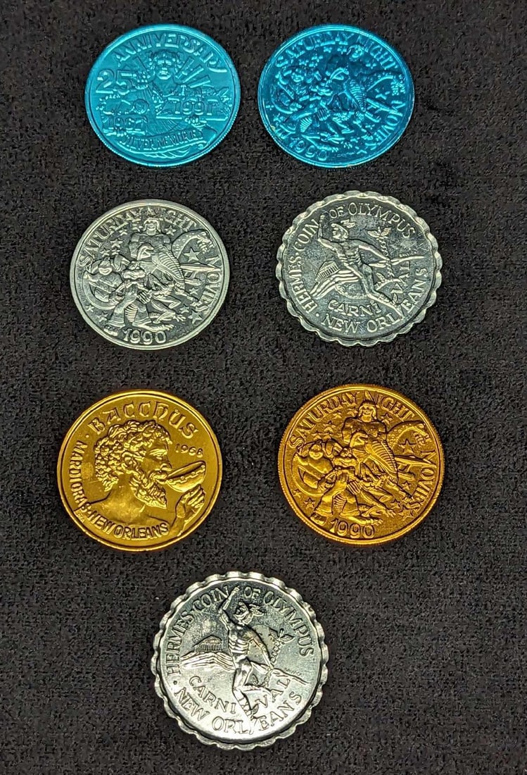 7 Aluminum New Orleans Mardi Gras Token (1 of 9)