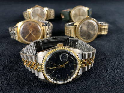 Vintage Lot Of Timex Electric & Geneva Wrist Watches: All pieces are tested and researched prior to listing . Please view all our pictures they are part of our description . Happy Bidding DETAILS: Material : Gold Plated & Stainless Steel