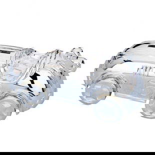 Reed And Barton Silverplate Race Car Bank: Silverplate race car bank from Reed & Barton is souped-up with all sorts of special touches: a key that turns and wheels that really roll. Tarnish-resistant. Please note, first image is stock. Com