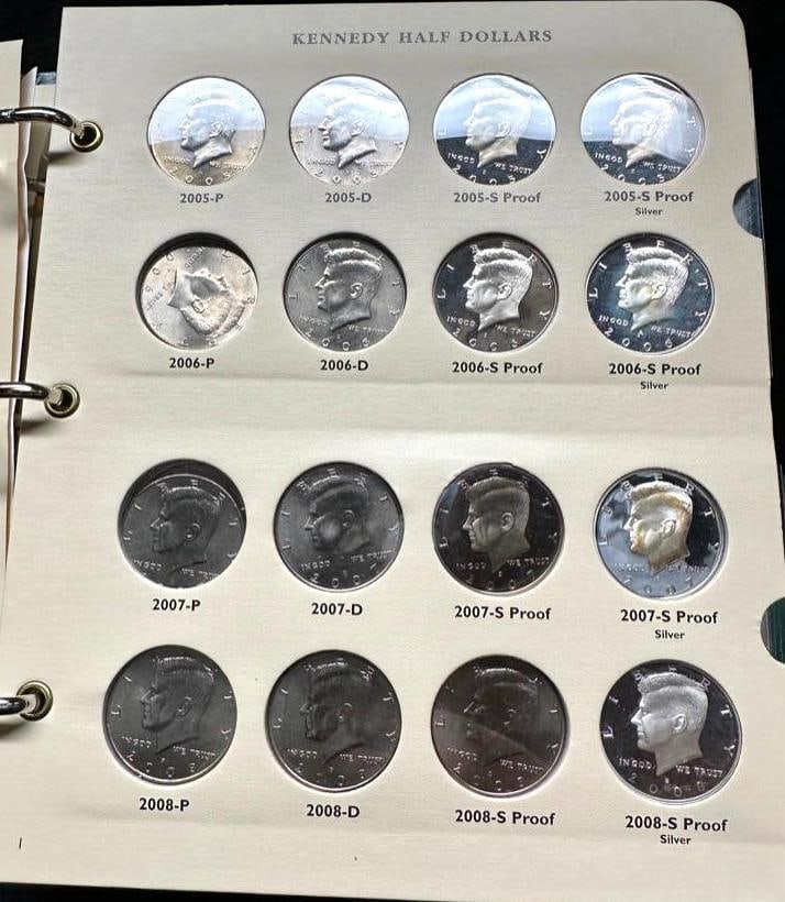 Kennedy Half Dollar Collection Most 2005-2013 (1 of 4)