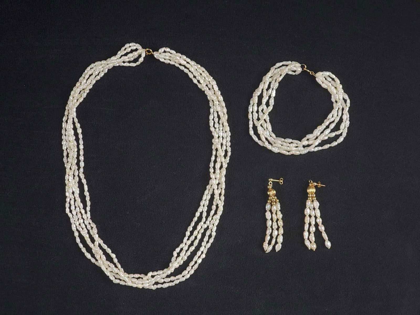 Mother of Pearl 14k Jewelry Set (1 of 7)
