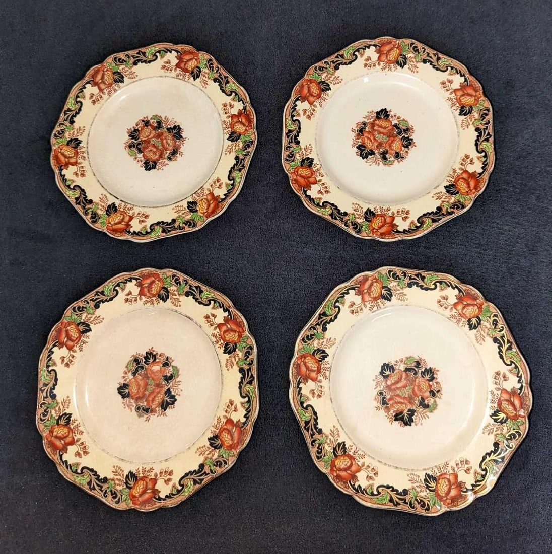 4 Vintage John Maddock & Sons Bread & Butter Plates (1 of 8)
