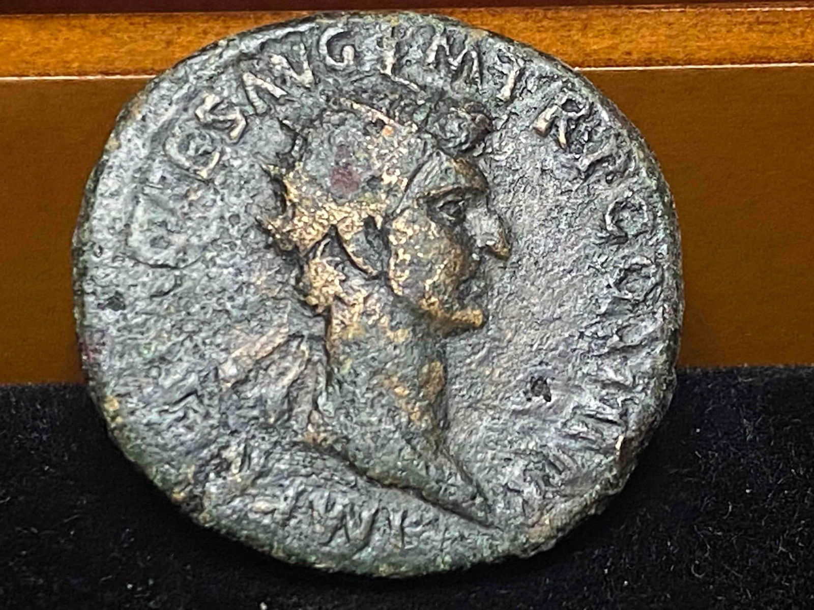 Ancient Roman Nerva 86 Sestertius (1 of 2)