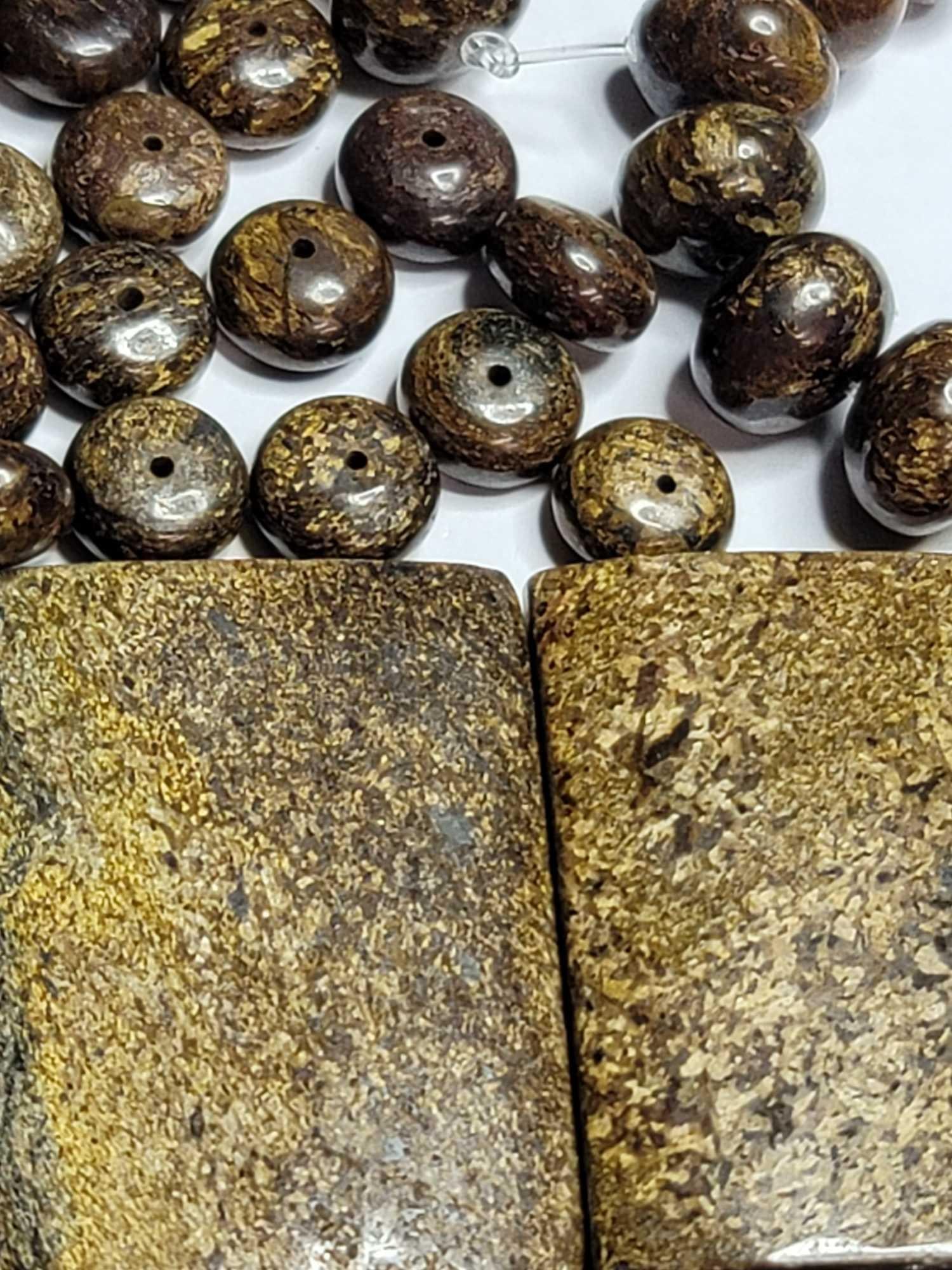 Bronzite Gemstone Jewelry Beads Nature Art (1 of 6)