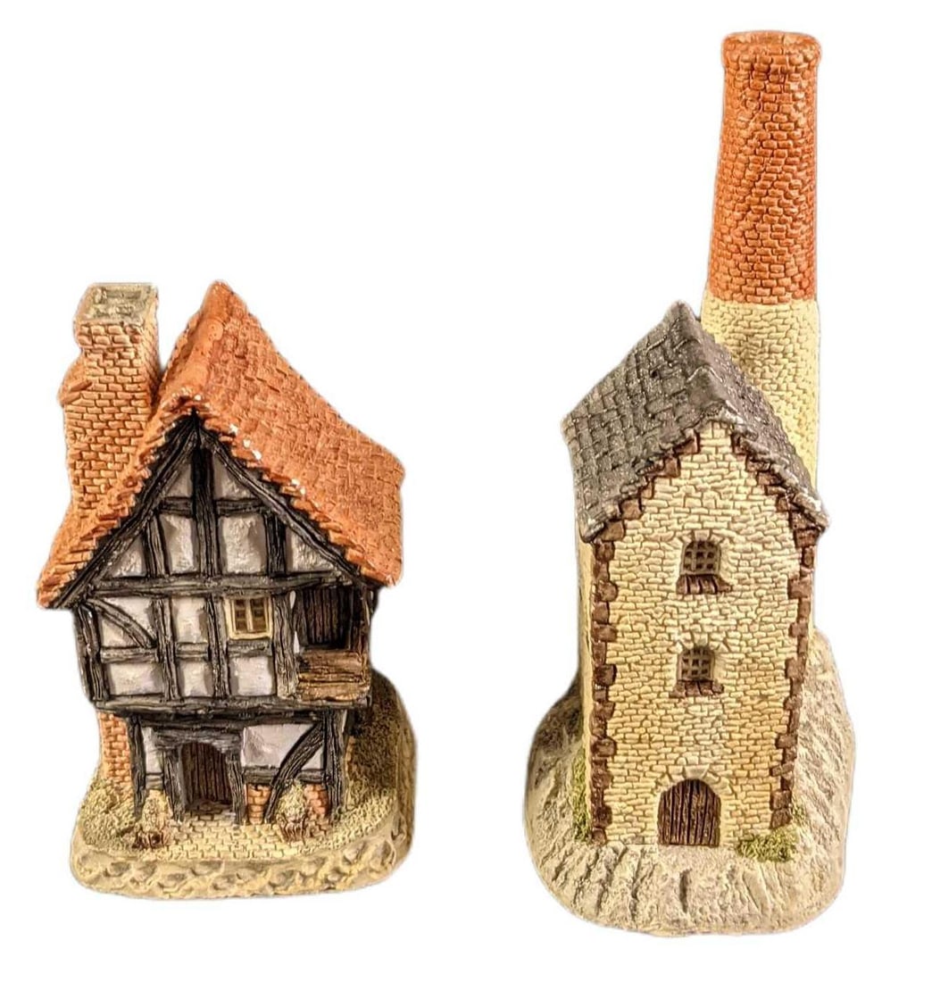 Vintage David Winter Spinners Cottage & Cornish Tin Mine (1 of 8)