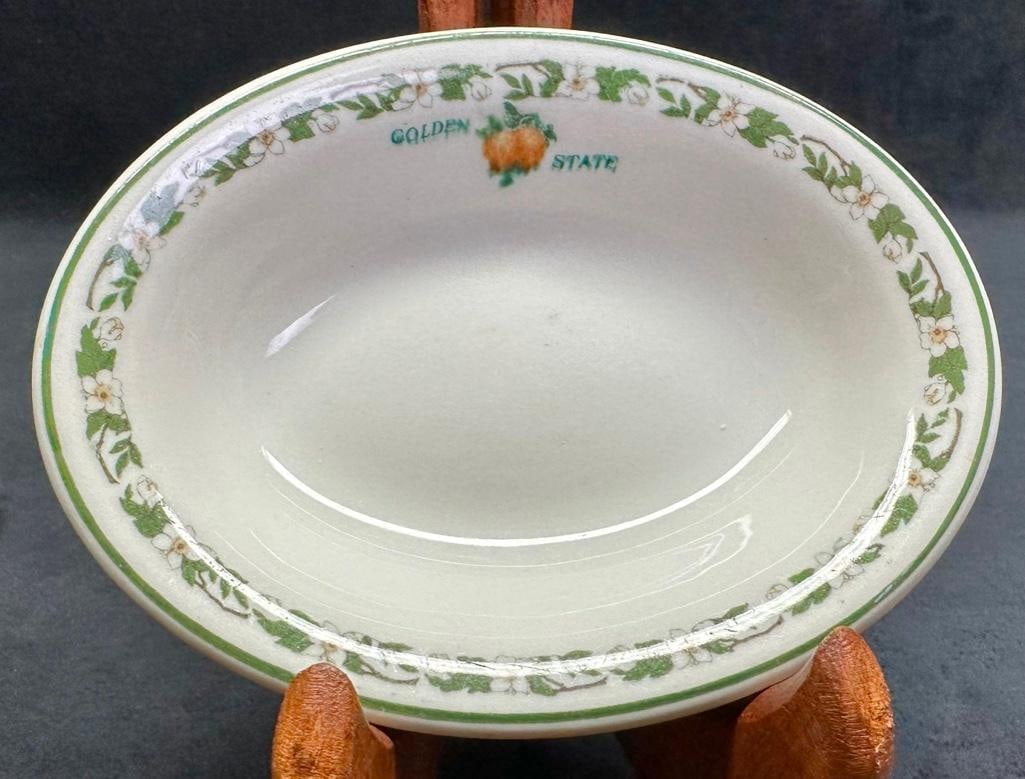 Rock Island Railroad Golden State Oval Dish (1 of 5)
