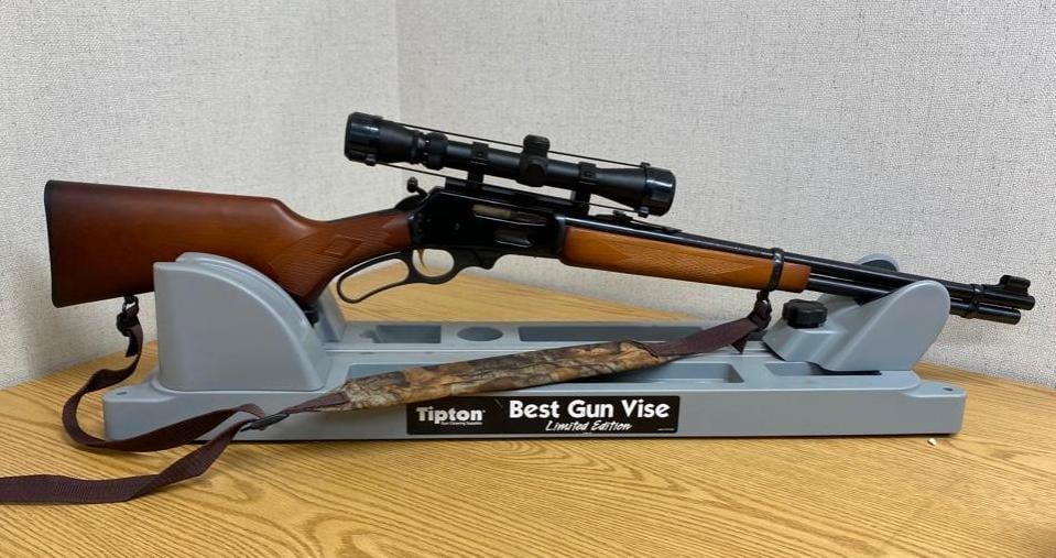 2009 Marlin Model 1895 30-30 Rifle With Scope: 2009 Marlin Model 1895 30-30 Rifle With Scope Lever-action Marlin 1895 rifle chambered in 30-30, and comes equipped with scope. The rifle is in good condition with no known damage. The scope will lik