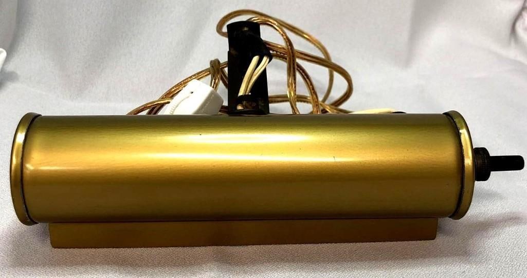 Vintage 7" Brass Tone Picture Light for Artwork (1 of 4)