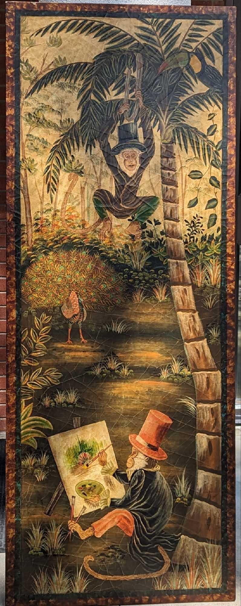 Vintage Maitland Smith Monkey Wall Panel (1 of 6)