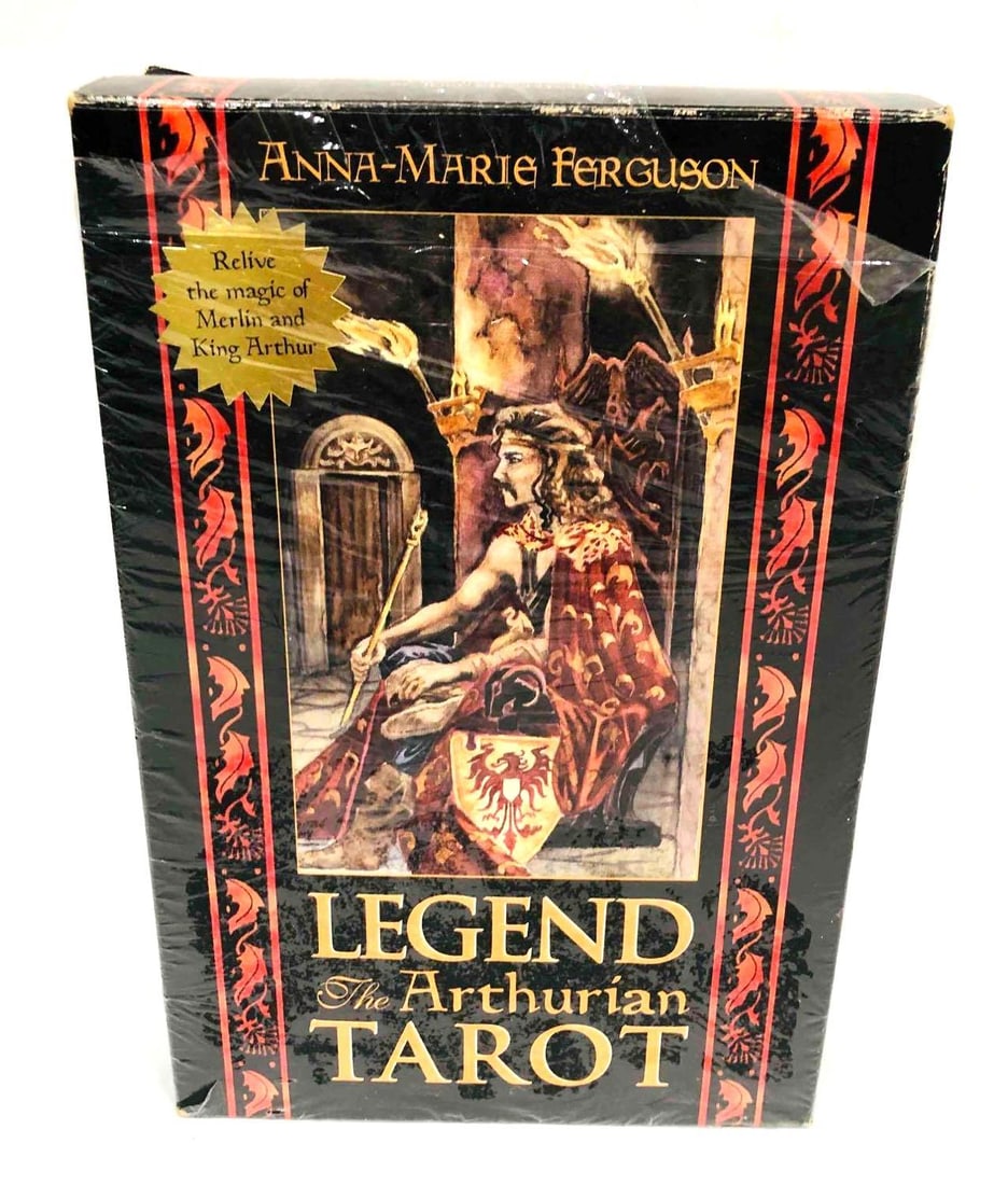 Legend The Arthurian Tarot 304 Page Book, 78-Card Deck & Layout Sheet (1 of 9)