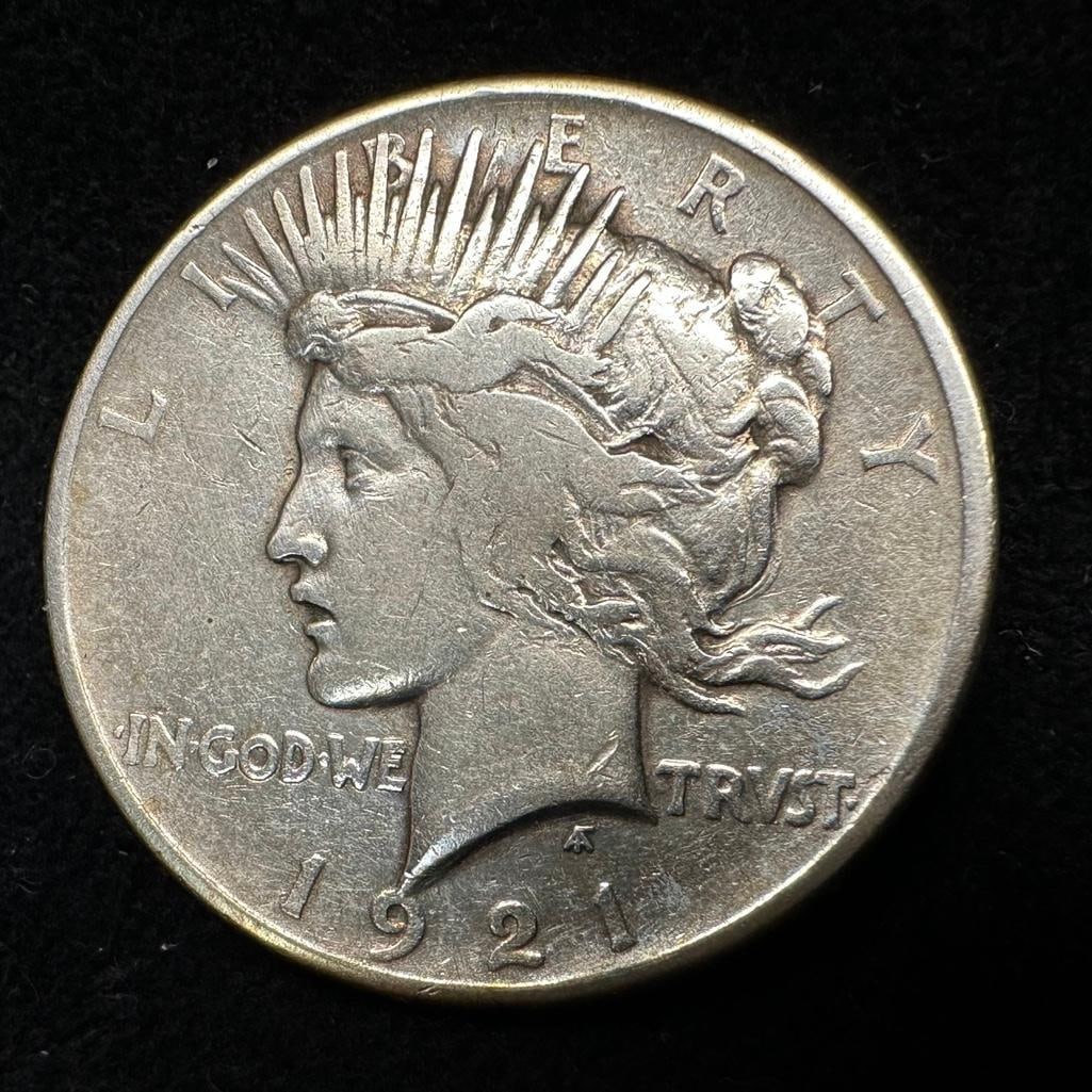 1921 P Silver Peace Dollar (1 of 2)