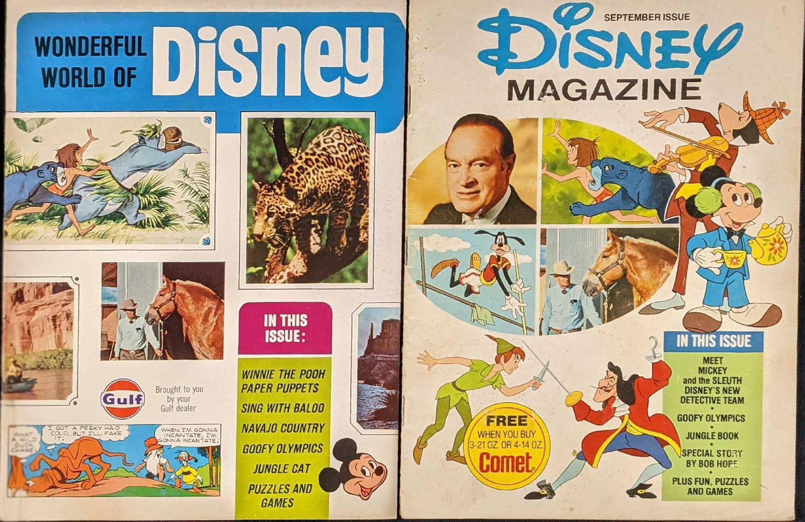 Two Vintage Disney Magazines Wonderful World Of (1 of 8)