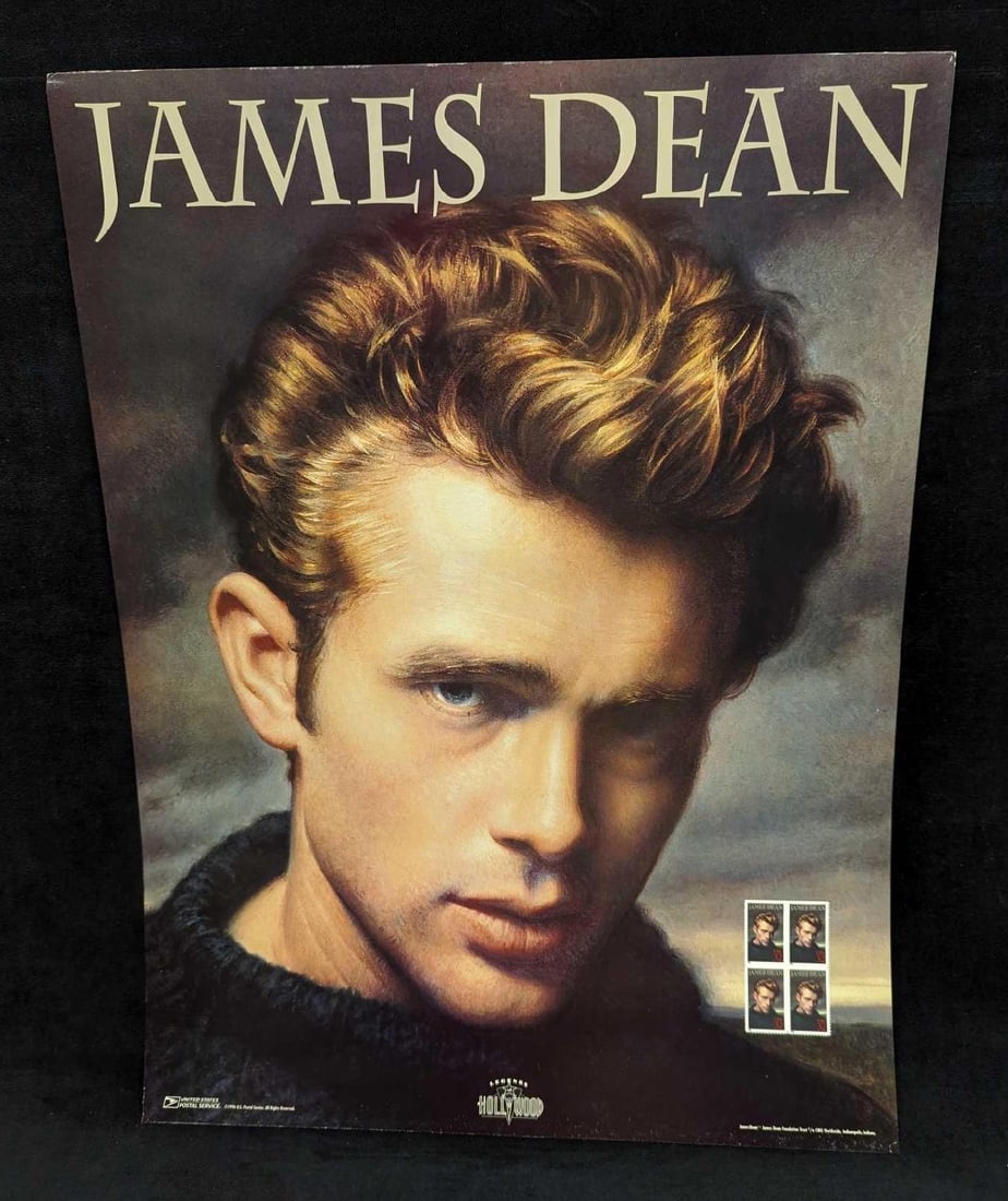 James Dean Legends Of Hollywood Poster W Stamps (1 of 5)