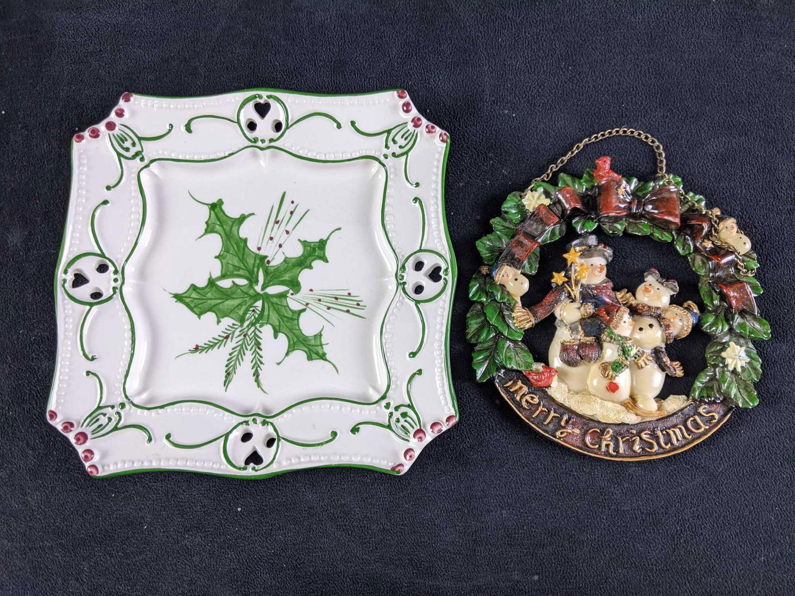 Christmas Decorations Wall Decoration & Plate (1 of 5)