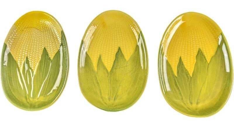 3 Retired Vintage Corn King By Shawnee Plates (1 of 11)