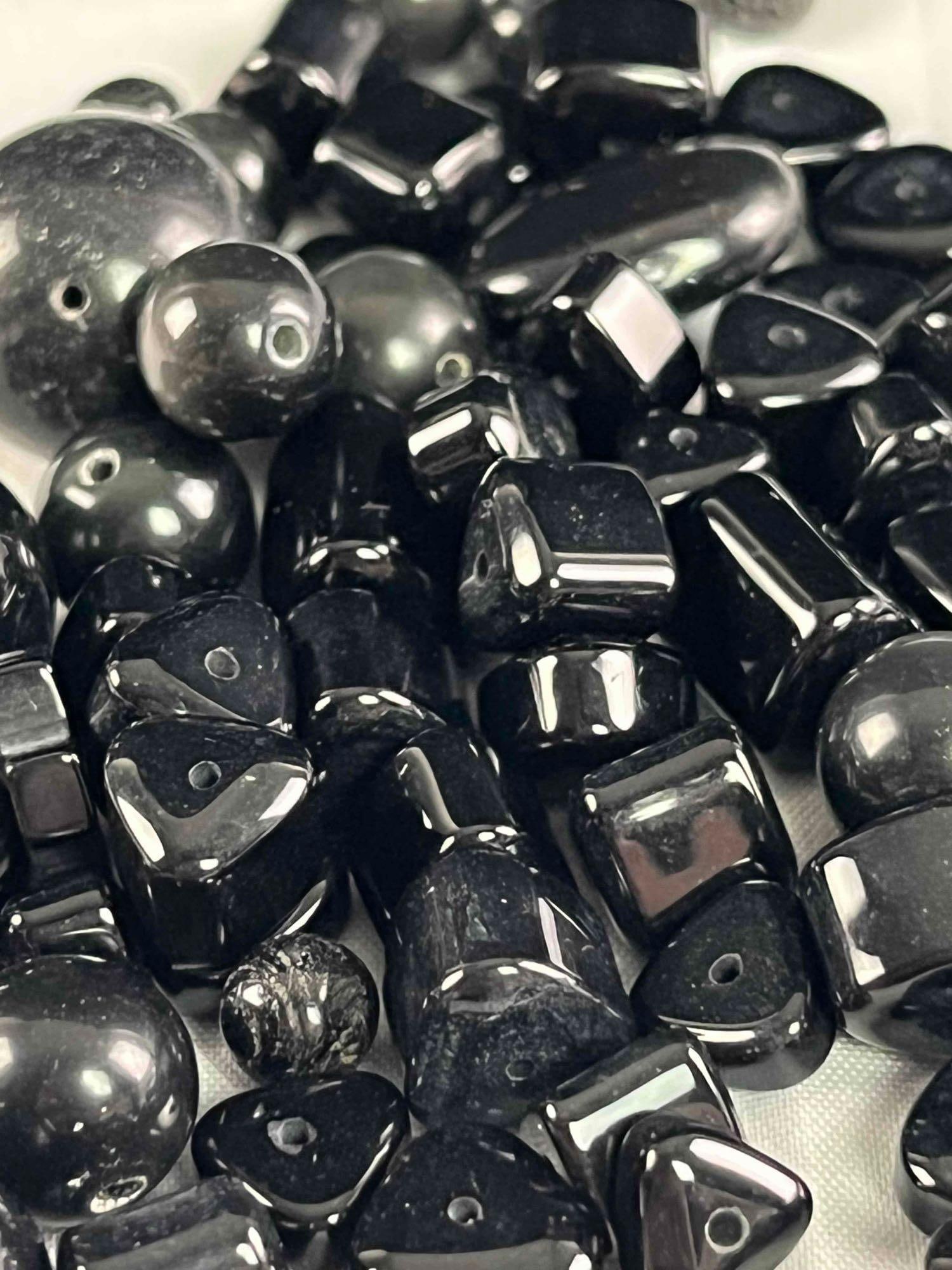 Black Onyx Gemstone Loose Beads (1 of 7)