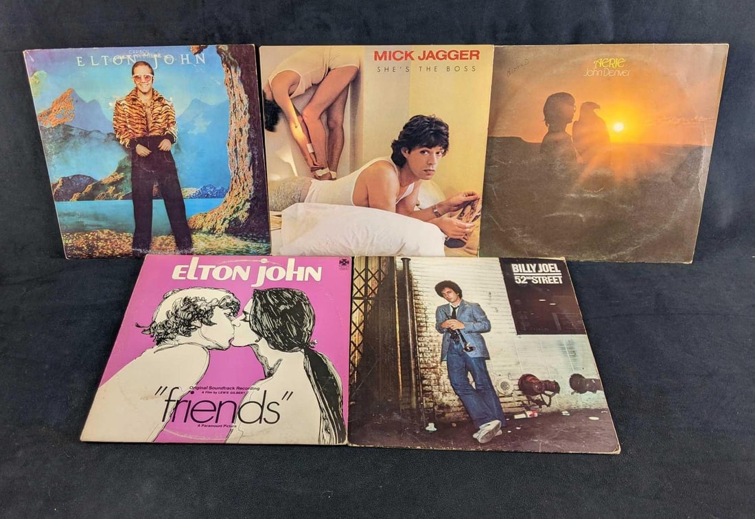 Assorted Pop, Rock Albums Elton John, Mick Jagger (1 of 11)