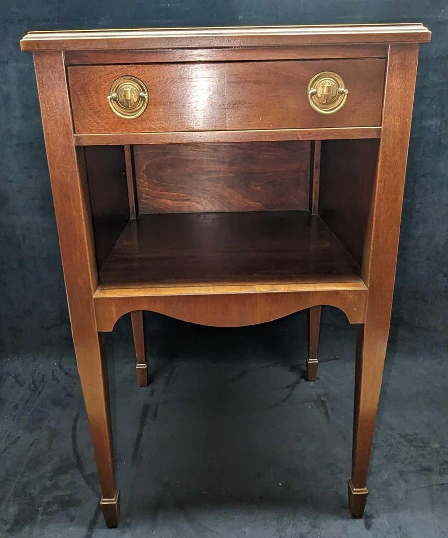 Vintage John Stuart Wooden Nightstand B (1 of 12)