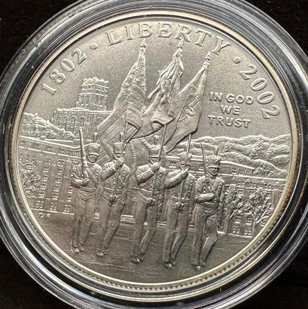 2002 W West Point Bicentennial Silver Dollar (1 of 2)
