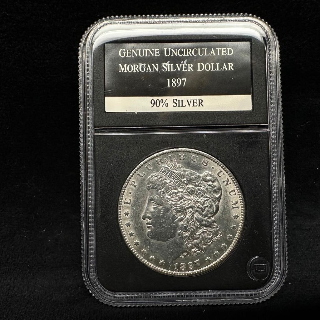 1897 P Morgan Silver Dollar (1 of 2)