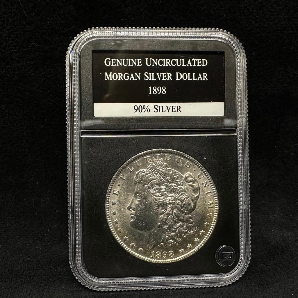 1898 P Morgan Silver Dollar (1 of 2)