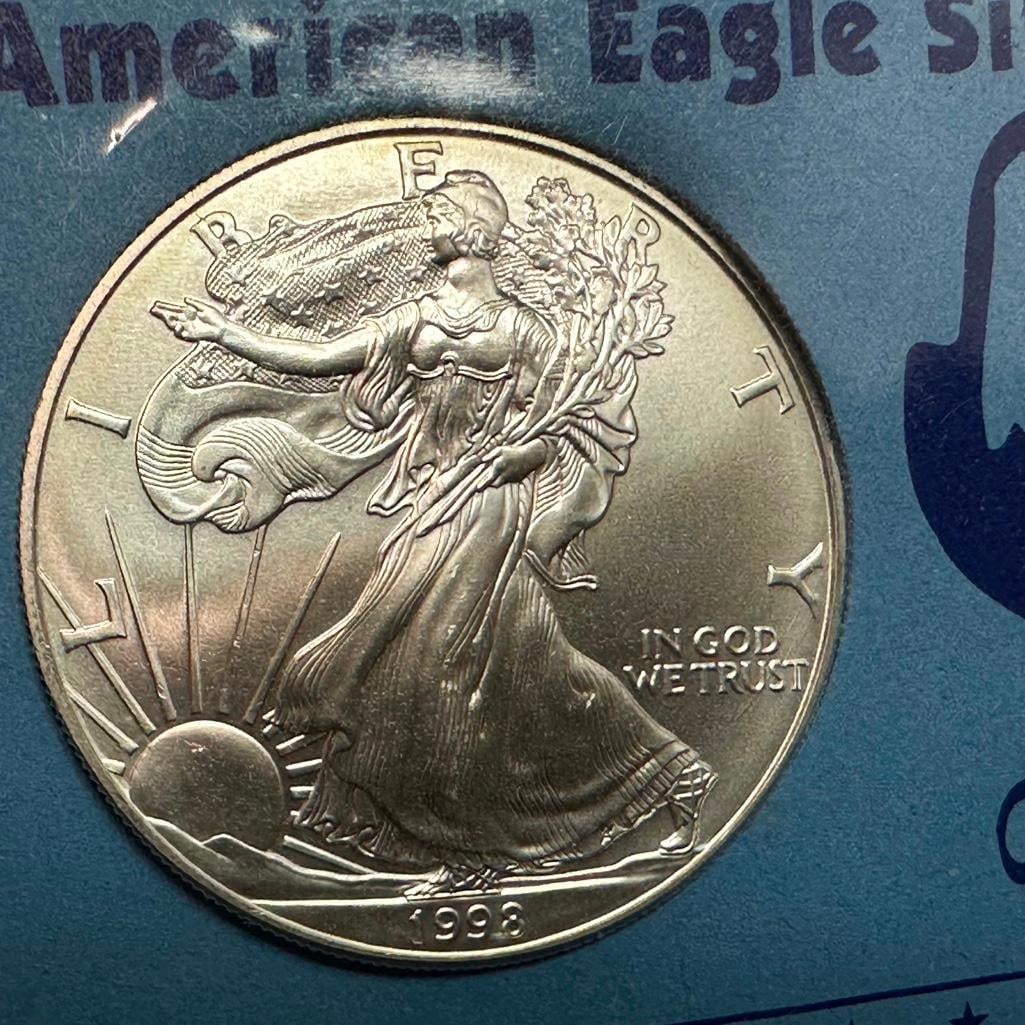 1998 US Mint Silver Eagle (1 of 2)