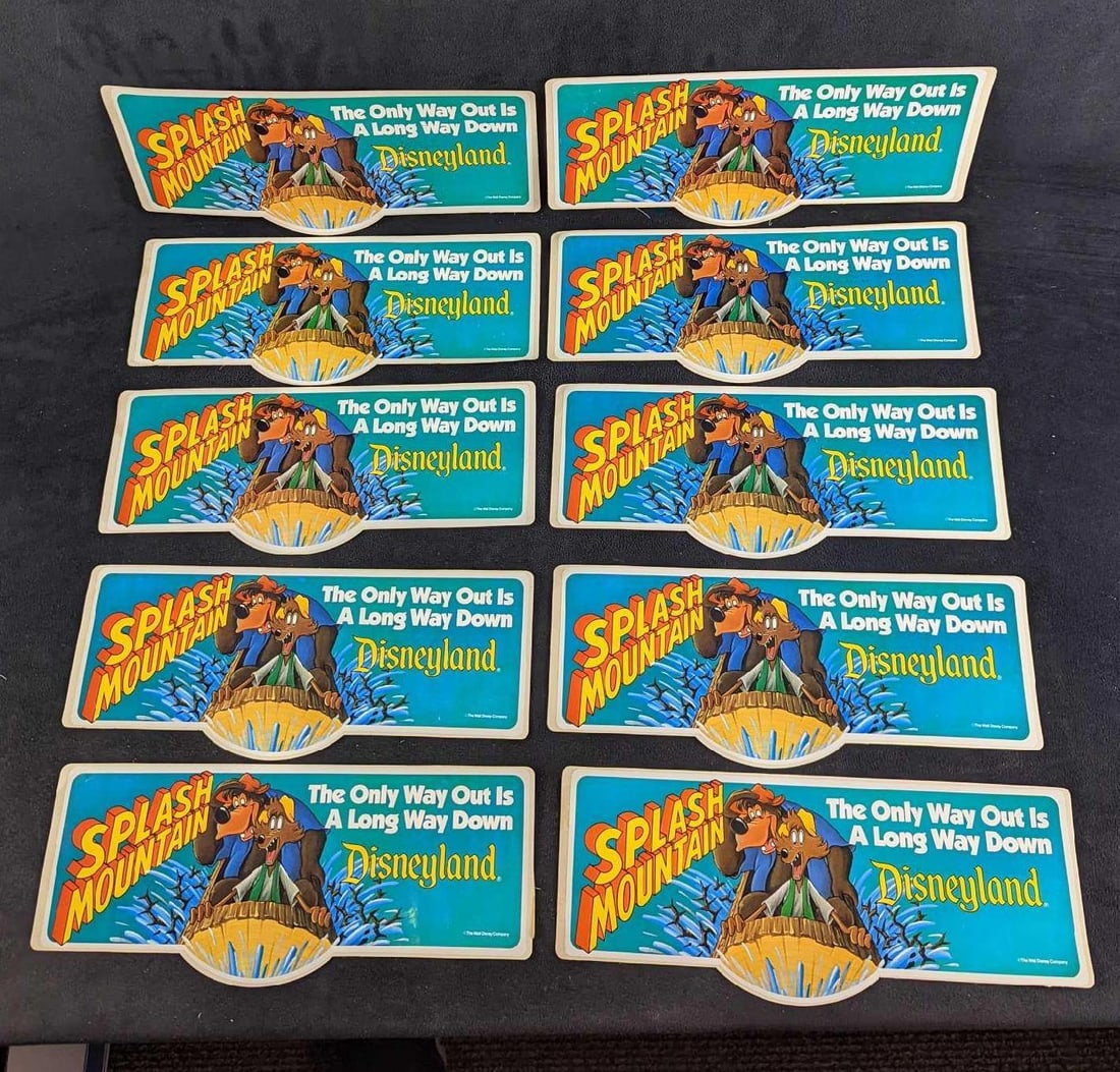 10 Disneyland Splash Mountain Bumper Stickers (1 of 5)