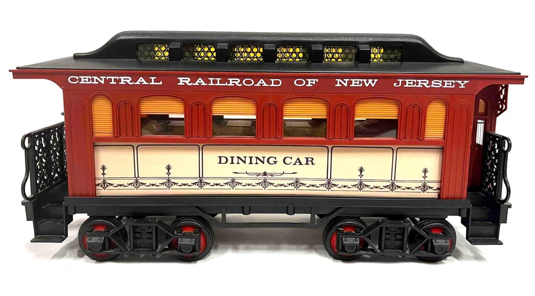 Empty Jim Beam Central Railroad Of New Jersey Dining Car Decanter (6) (1 of 10)