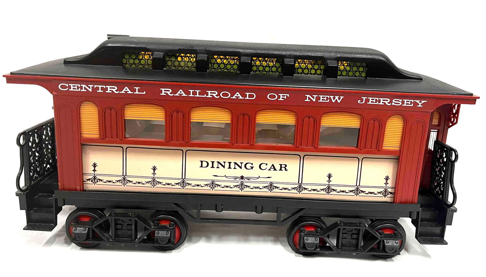 Empty Jim Beam Central Railroad Of New Jersey Dining Car Decanter (5) (1 of 10)