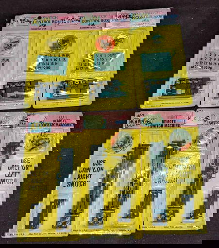 6 Atlas Remote Switch Machines & Control Boxes