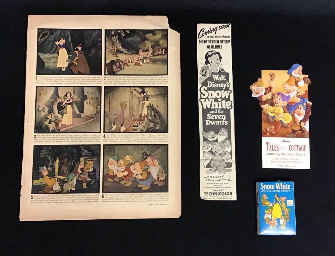 Walt Disney Productions Snow White Memorabilia (1 of 8)