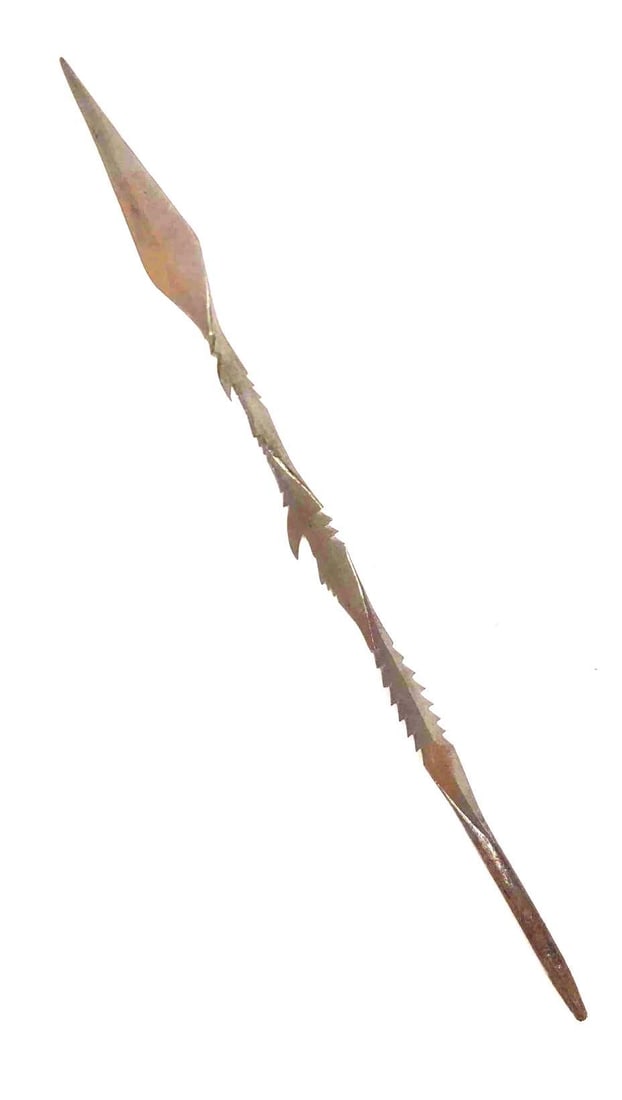 Point Of An Arrow Native American Artifact: This lot contains a point of an arrow Native American artifact. In the Native American tradition bow and arrows are an embodiment of magic and power granted through the spirit world and bow & arro