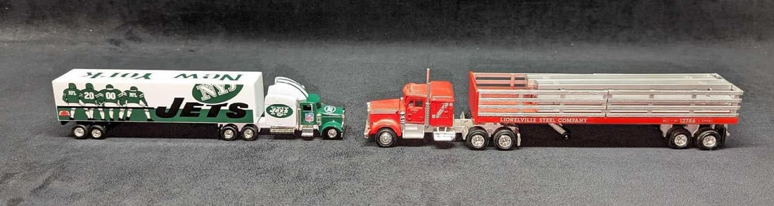 Lionel Steel & New York Jets NFL Tractor & Trailer (1 of 8)