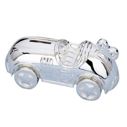 Reed And Barton Silverplate Race Car Bank (1 of 8)