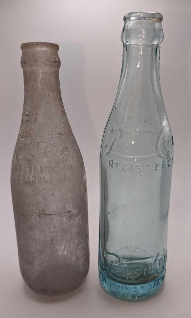 Vintage Coca-Cola Pepsi-Cola Bottles Cordele Wilmington (1 of 8)