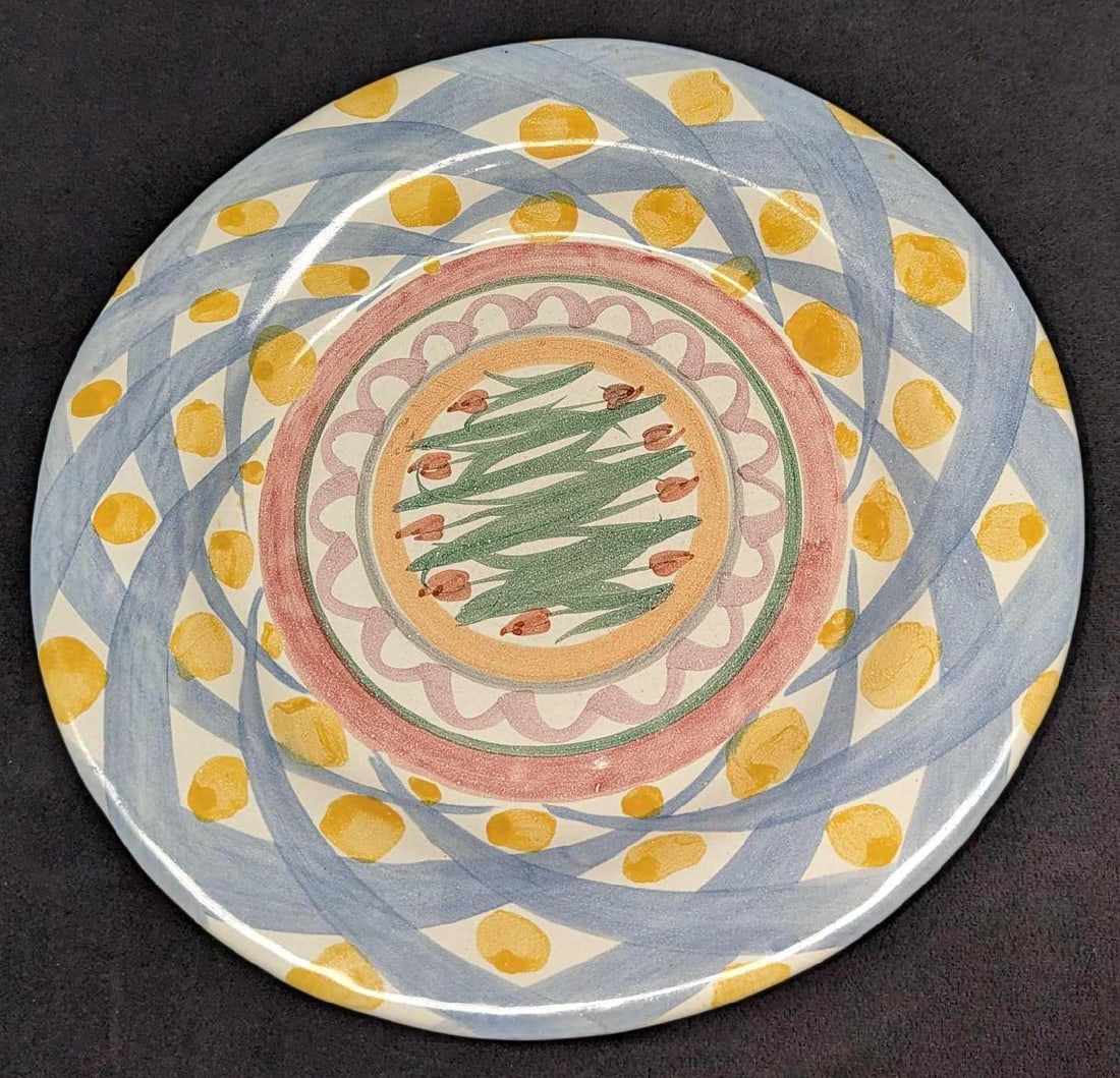 MacKenzie-Childs Pottery Aalsmeer Dinner Plate B (1 of 3)