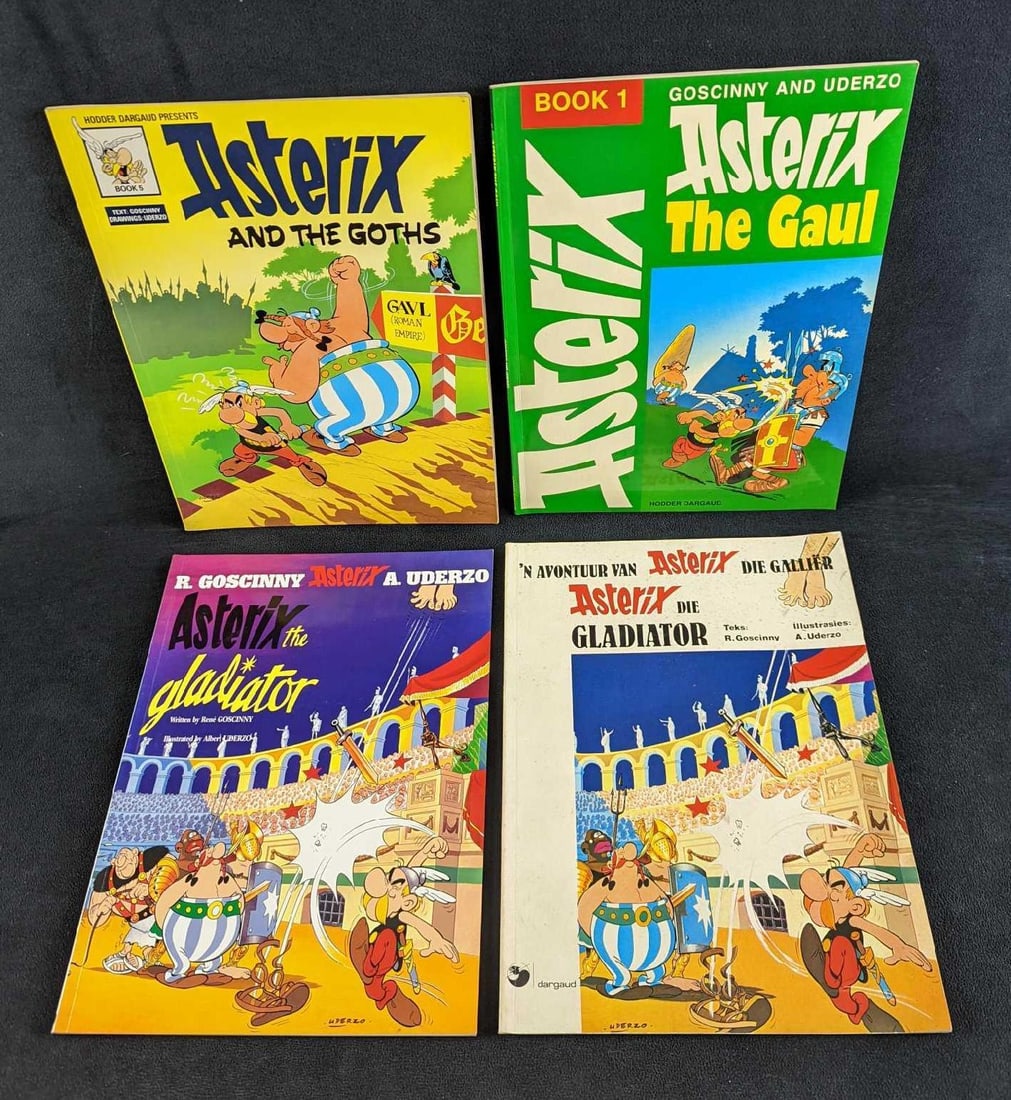 4 Paperback The Adventures of Asterix Comic Books (1 of 8)