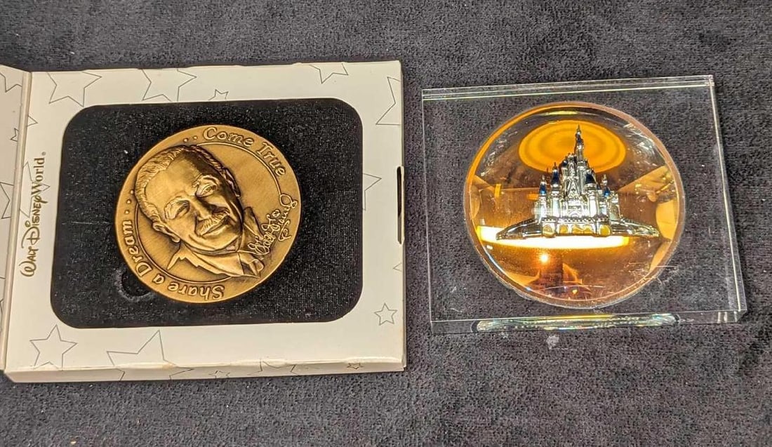 Walt Disney World Cast Member Token & Paperweight (1 of 4)