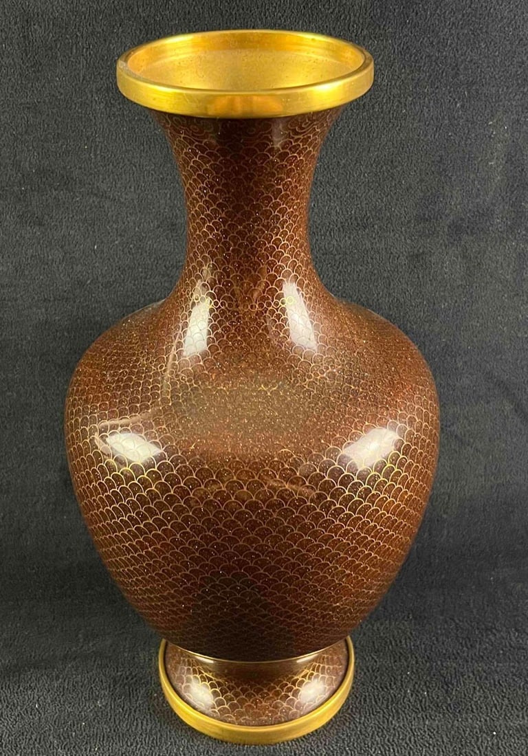 Cloisonné Style Vase (1 of 6)