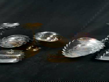 Vintage 5Pc Mixed Lot Of Silver Plate (1 of 14)