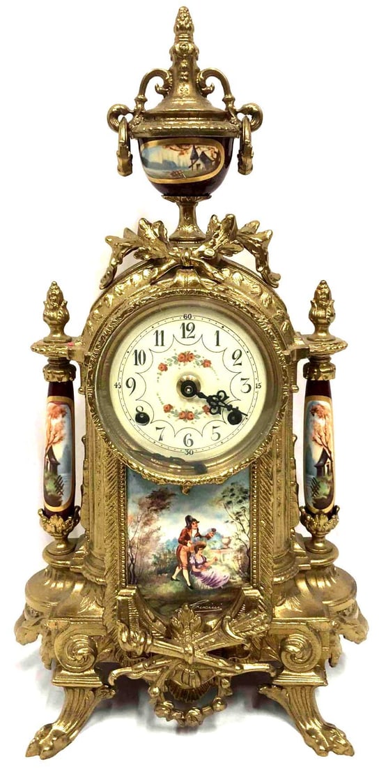 Modern Reproduction Of Lancini Mantel Clock (1 of 6)