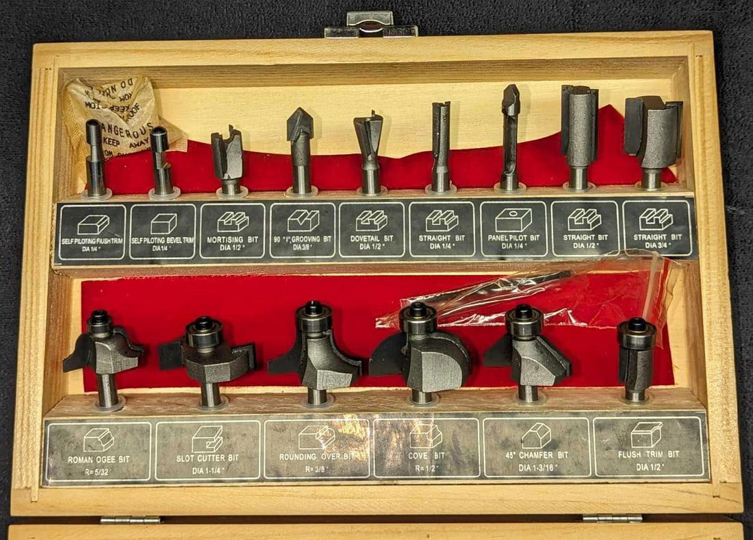 Craftsman 30 piece router bit set outlet