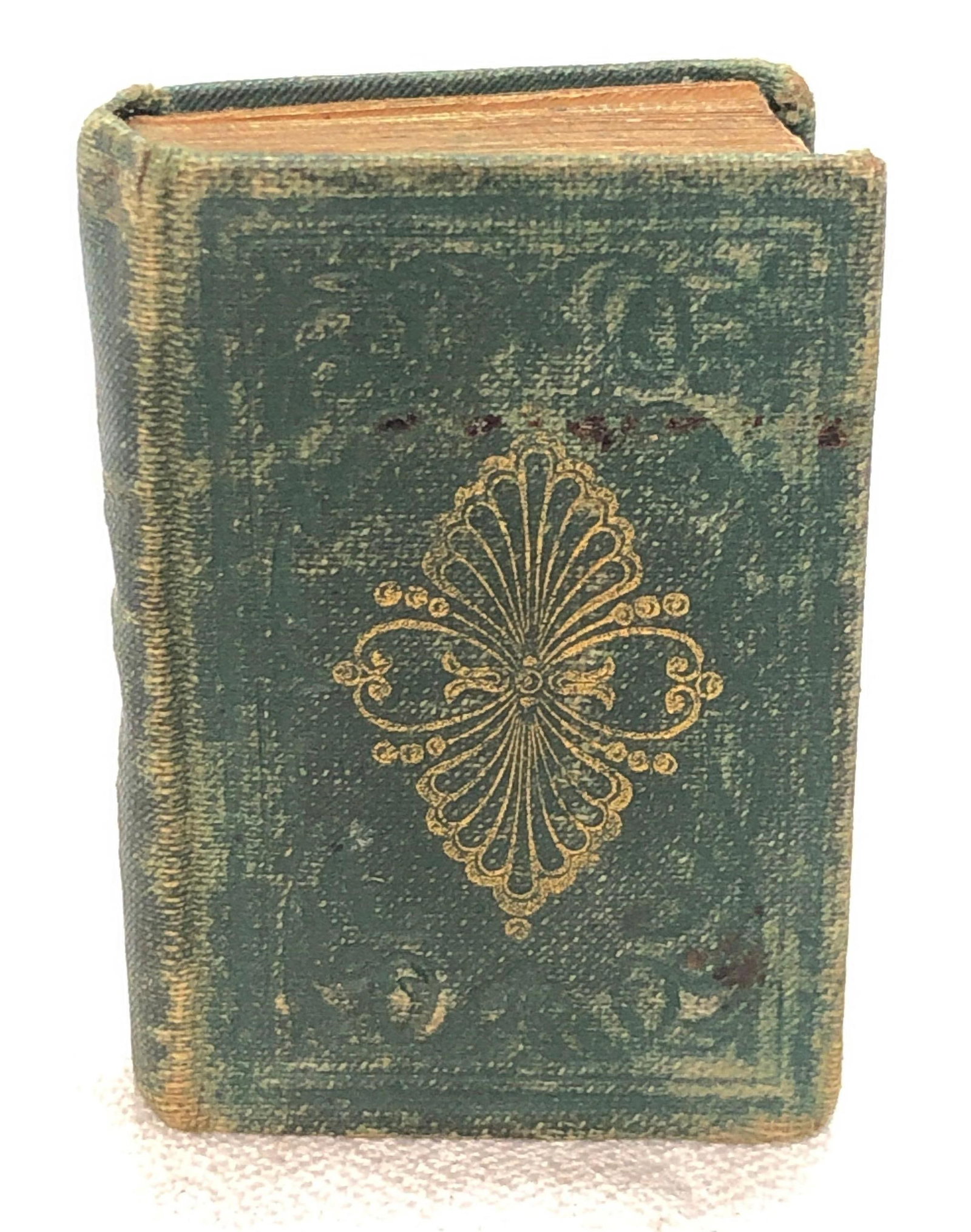 "Dew-Drops" - American Tract Society - Mini Book: Antique Hardcover Miniature Book - "Dew-Drops" - My Speech Shall Distil As The Dew - Deut. 32:2. Published by American Tract Society, possibly 1800's. Not dated. It measures 1-3/4" x 2