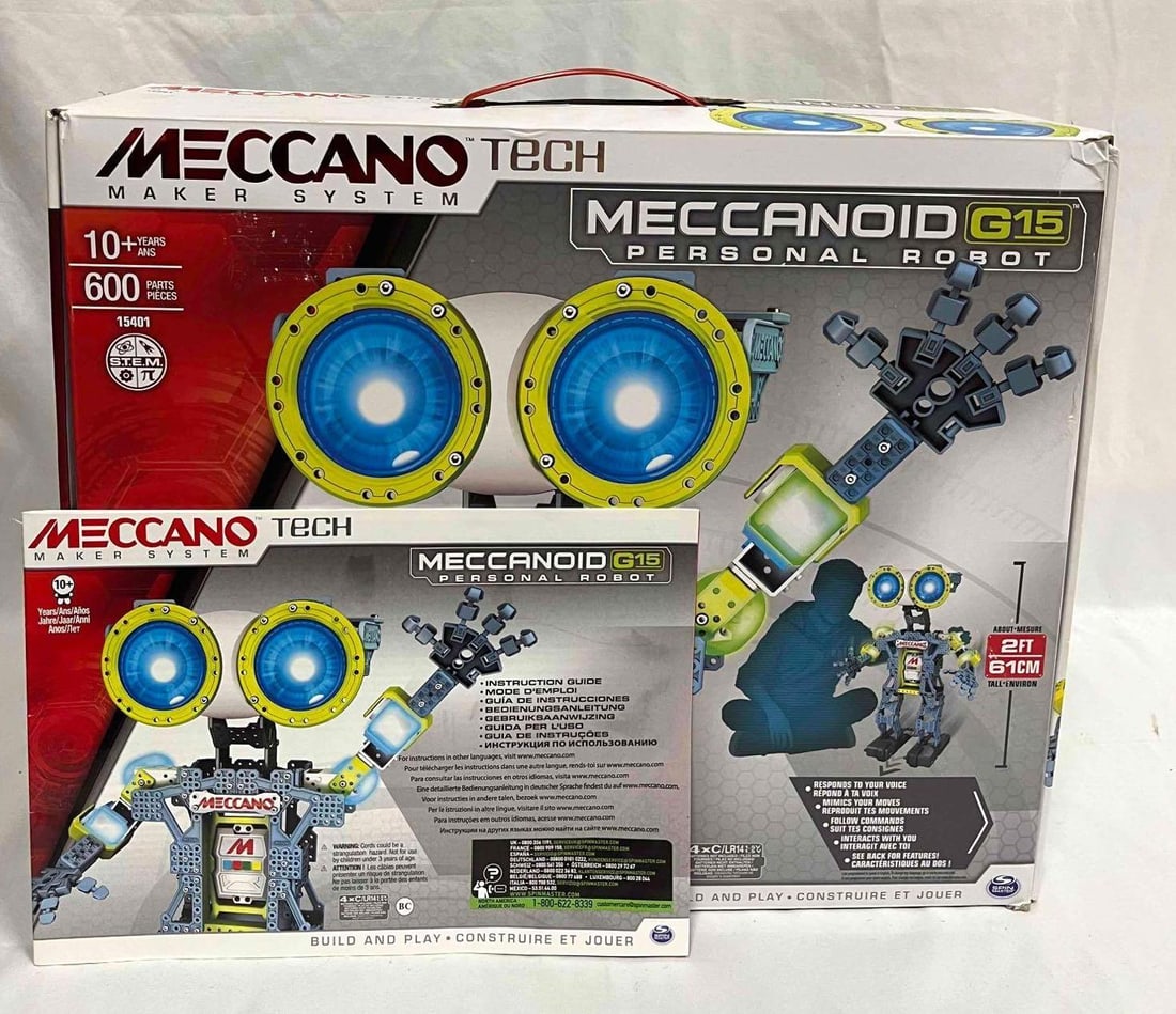 Meccanoid G15 Personal Robot Meccano Tech Unbuilt In Original Box