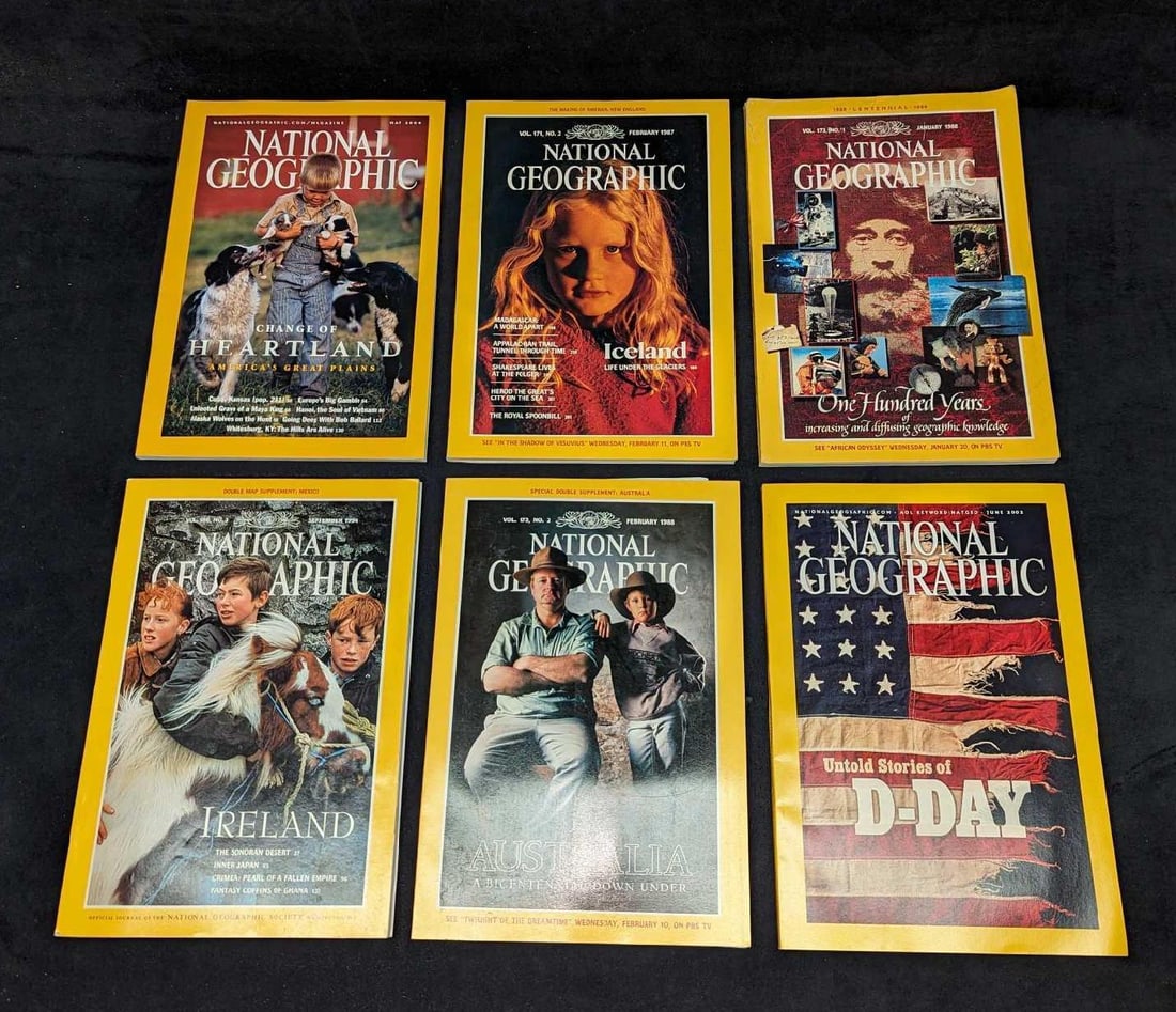6 1980s 1990s 2000s National Geographic Magazines L (1 of 10)