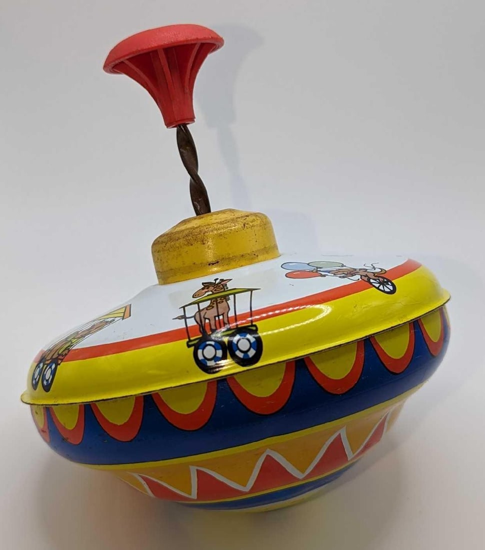 Vintage Ohio Art Tin Spinning Toy (1 of 6)