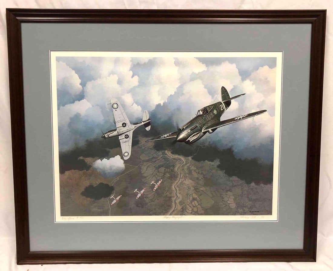 Singed & Numbered Print Of Pappy Boyingtons P-40 (1 of 9)