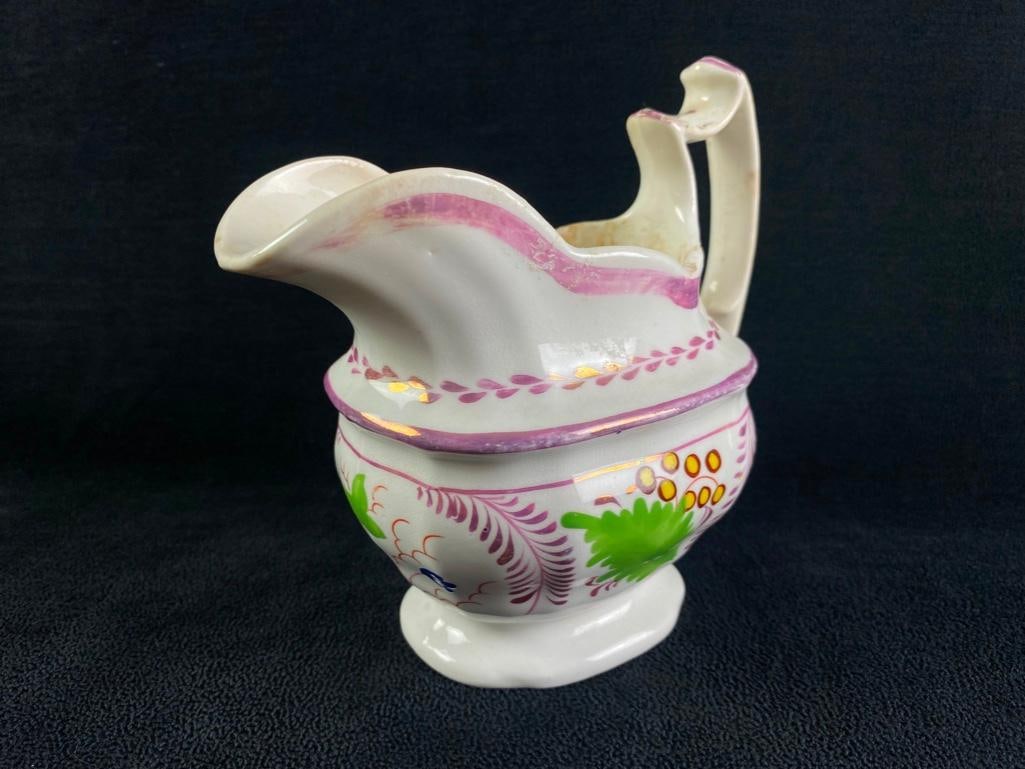 Pink Lustreware Creamer (1 of 5)